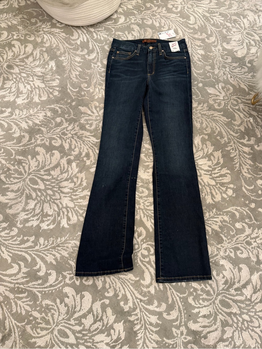 Joe's Jeans Dark Indigo Flare Wide Leg Jeans